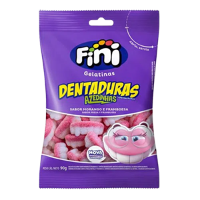 Imagem de BALA DE GELATINA DENTADURA AZEDINHA 90G - 01UNIDADE